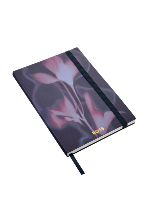 Notebook A5 Holographic Flower Navy Lined - 2