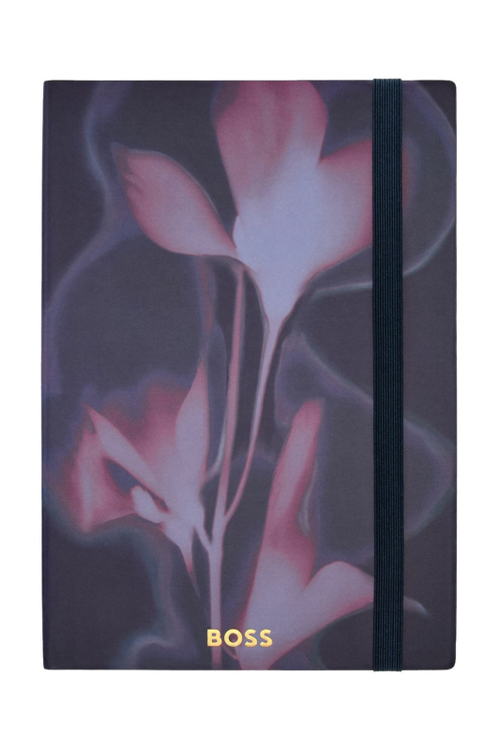 Notebook A5 Holographic Flower Navy Lined - 3