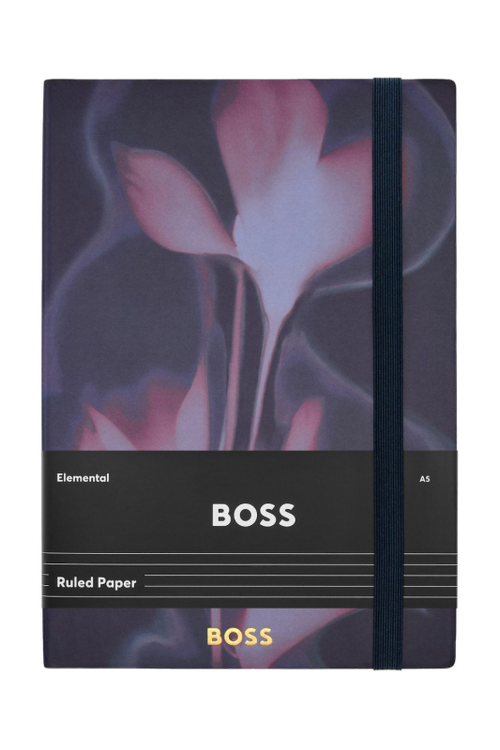Notebook A5 Holographic Flower Navy Lined - 5