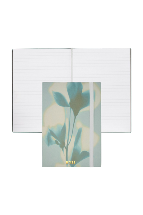 Notebook A5 Holographic Flower Light Green Lined - 1