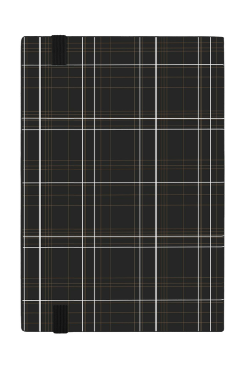 Notebook A5 Checkered Black Lined - 6