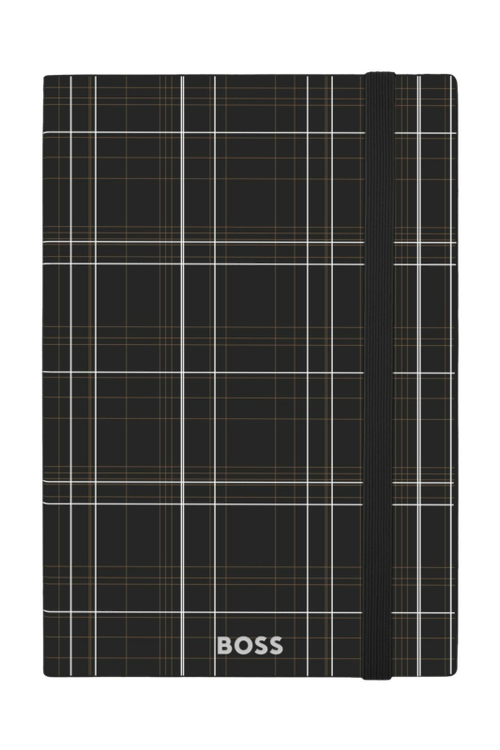 Notebook A5 Checkered Black Lined - 3