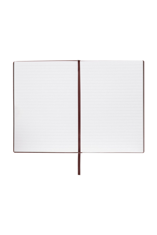Notebook A5 Checkered Burgundy Lined - 4