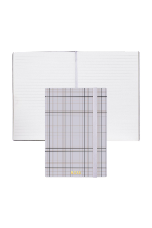 Notebook A5 Checkered Lilac Lined - 1