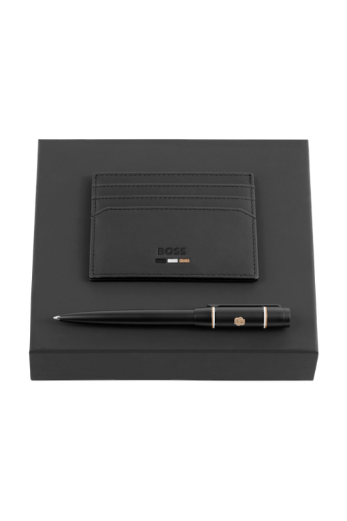 Set HUGO BOSS Black (ballpoint pen & card holder) - 1