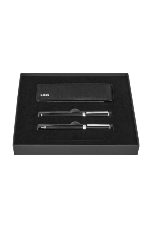 Set HUGO BOSS Black (ballpoint pen, fountain pen & case) - 2