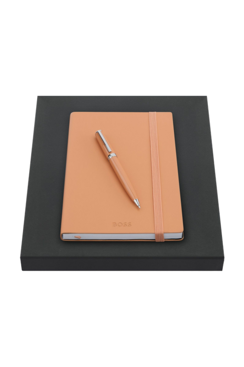 Set HUGO BOSS Light Orange (ballpoint pen & note pad A5) - 1