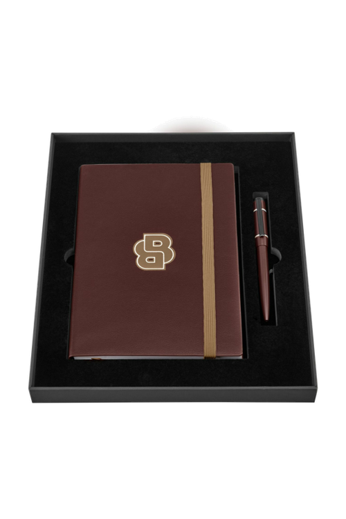 Set HUGO BOSS Burgundy (ballpoint pen & note pad A5) - 2