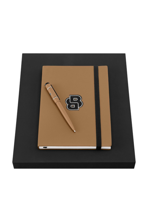 Set HUGO BOSS Camel (ballpoint pen & note pad A5) - 1