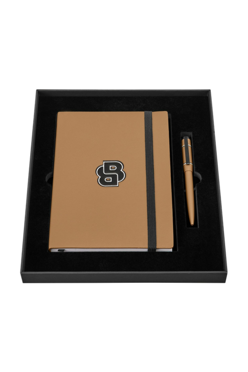 Set HUGO BOSS Camel (ballpoint pen & note pad A5) - 2
