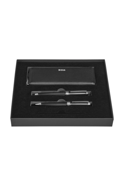 Set HUGO BOSS Black (ballpoint pen, fountain pen & case) - 2