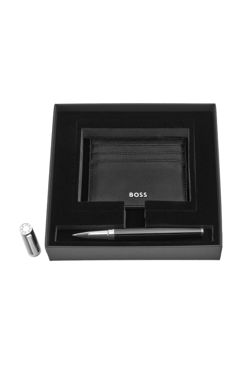 Set HUGO BOSS Black (rollerball pen & card holder) - 1