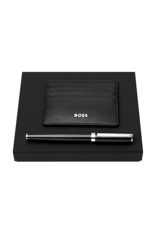 Set HUGO BOSS Black (rollerball pen & card holder) - 2