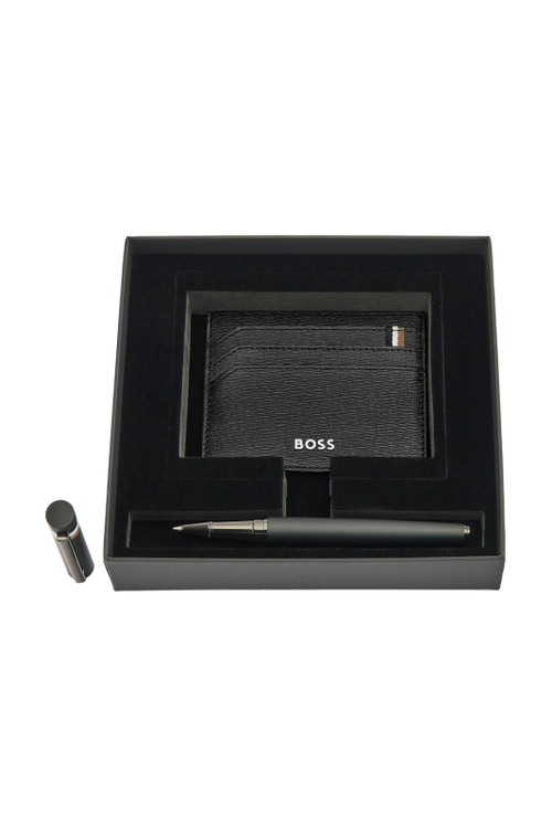 Set HUGO BOSS Black (rollerball pen & card holder) - 1