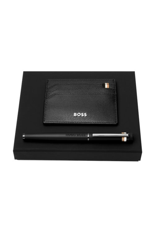 Set HUGO BOSS Black (rollerball pen & card holder) - 2