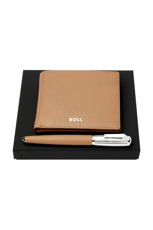 Set HUGO BOSS Camel (fountain pen & money wallet) - 2