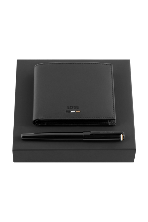 Set HUGO BOSS Black (rollerball pen & money wallet) - 1
