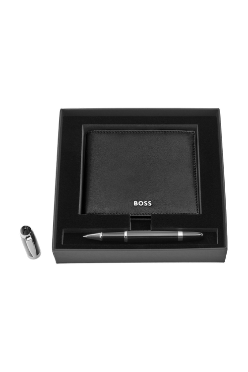 Set HUGO BOSS Black (rollerball pen & wallet) - 1