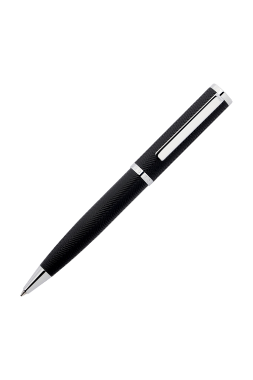 Ballpoint pen Formation Herringbone Chrome - 1