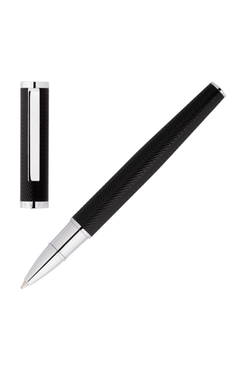Rollerball pen Formation Herringbone Chrome - 1