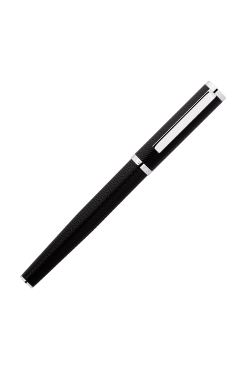 Rollerball pen Formation Herringbone Chrome - 2