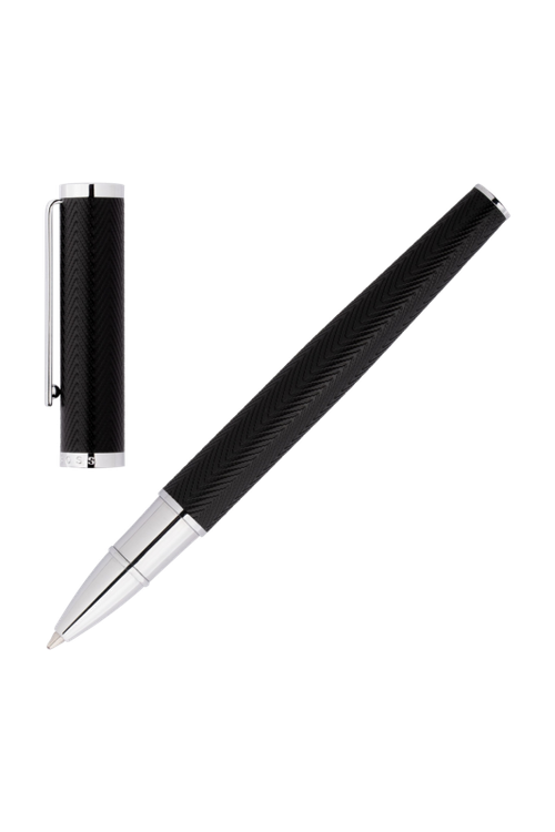 Rollerball pen Formation Herringbone Chrome - 3