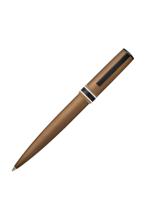 Ballpoint pen Arche Brushed Ring Camel - 1