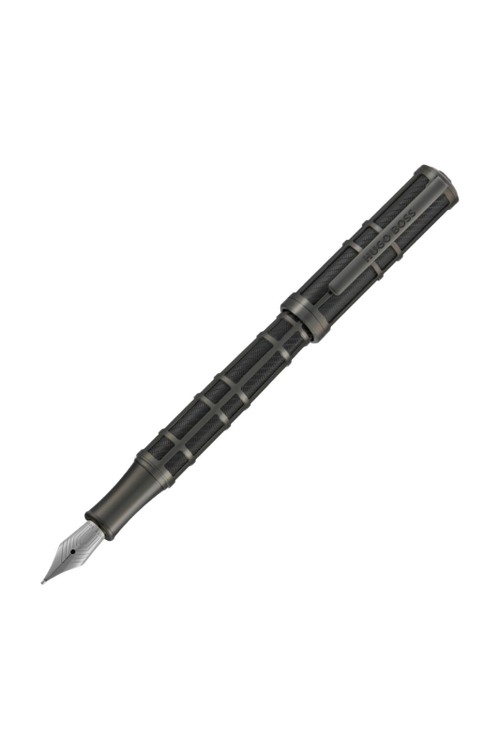 Fountain pen Frame Grid Black & Gun - 3