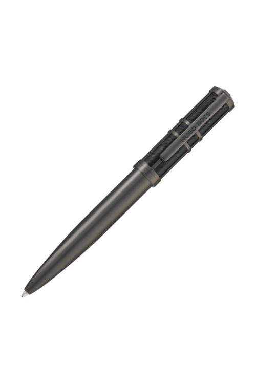 Ballpoint pen Frame Grid Black & Gun - 1