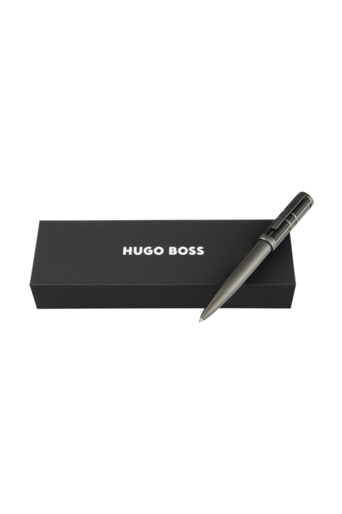 Ballpoint pen Frame Grid Black & Gun - 5