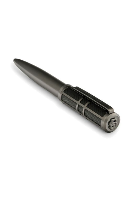 Ballpoint pen Frame Grid Black & Gun - 2