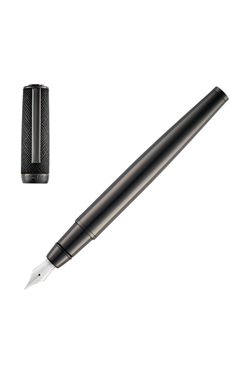 Fountain pen Double B Saffiano Black - 1