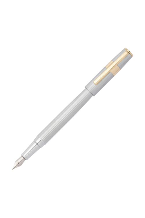 Fountain pen Gear Pinstripe Silver / Gold - 5