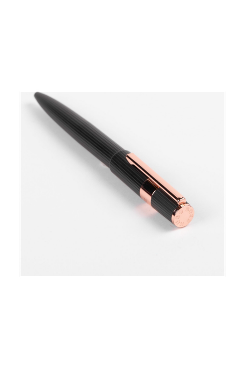 Ballpoint pen Gear Pinstripe Black / Rosegold - 4