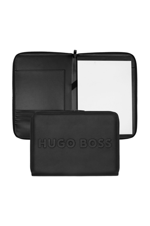Conference folder zip A4 Label Black - 1