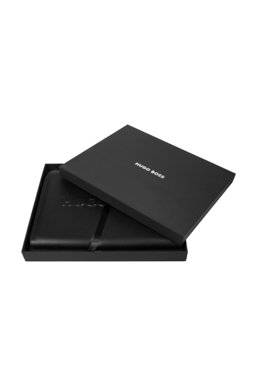 Conference folder zip A4 Label Black - 2