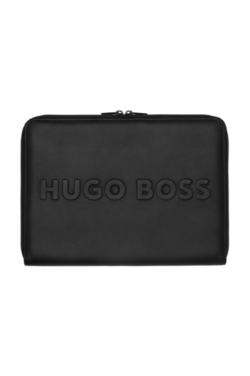 Conference folder zip A4 Label Black - 3