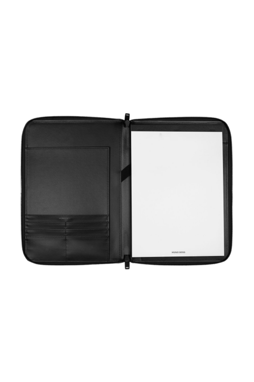 Conference folder zip A4 Label Black - 4