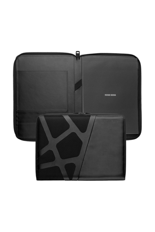 Conference folder zip A4 Craft Black - 1