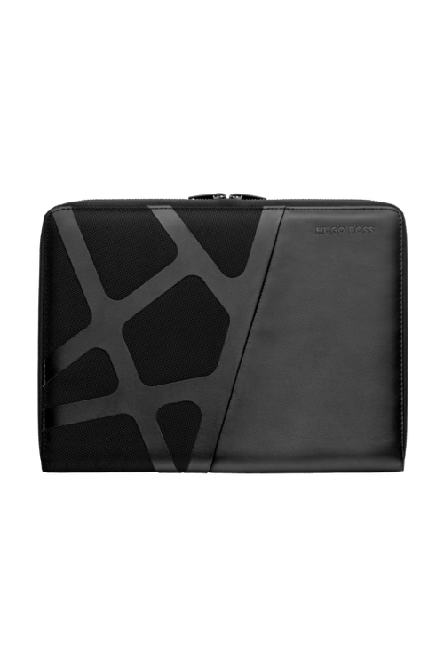 Conference folder zip A4 Craft Black - 2