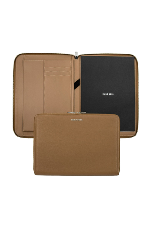 Conference folder zip A4 Pure Iconic Camel - 1