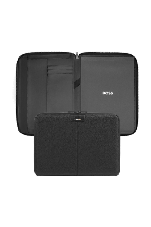 Conference folder zip A4 Emblematic Black - 1