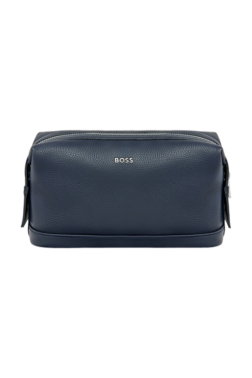 Toiletry Bag Classic Grained Navy - 1