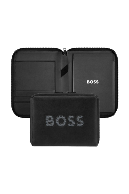 Conference folder A5 Boss Cut Out Black & Grey - 1
