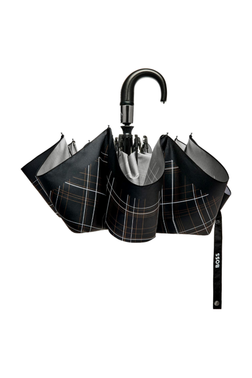 Pocket umbrella Checkered Black - 2