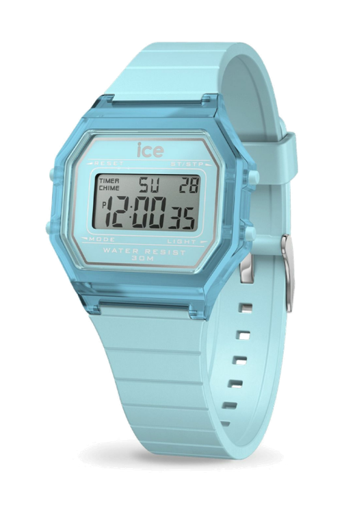 ICE digit retro-Sky blue-Clear-Small - 1