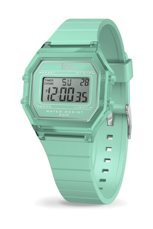 ICE digit retro-Azure blue-Clear-Small - 1