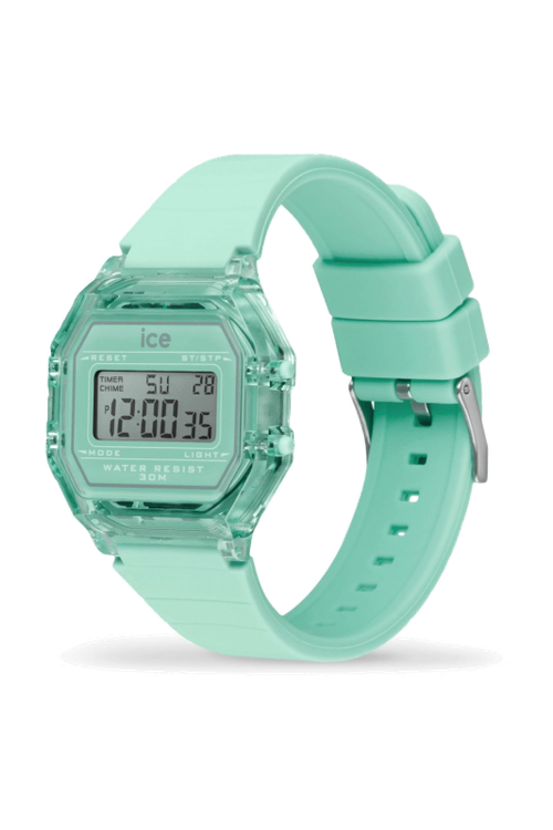 ICE digit retro-Azure blue-Clear-Small - 2