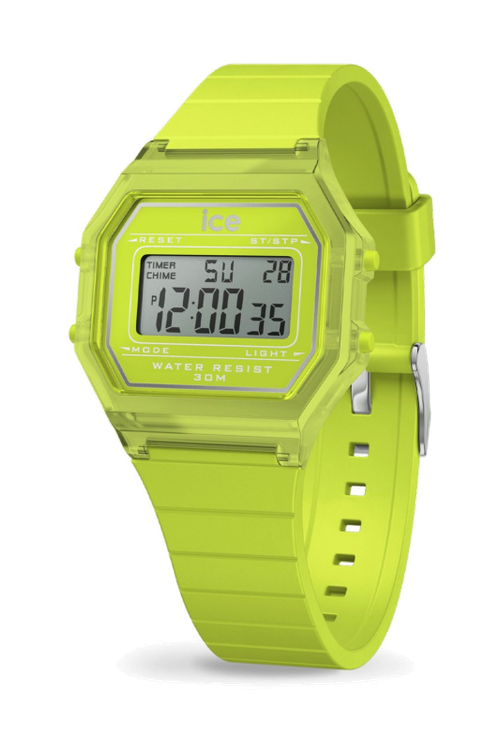 ICE digit retro-Green lime-Clear-Small - 1