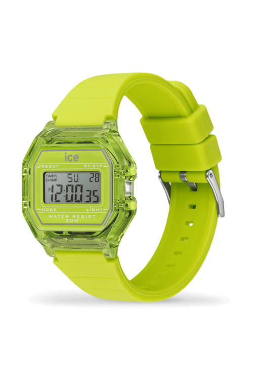 ICE digit retro-Green lime-Clear-Small - 2